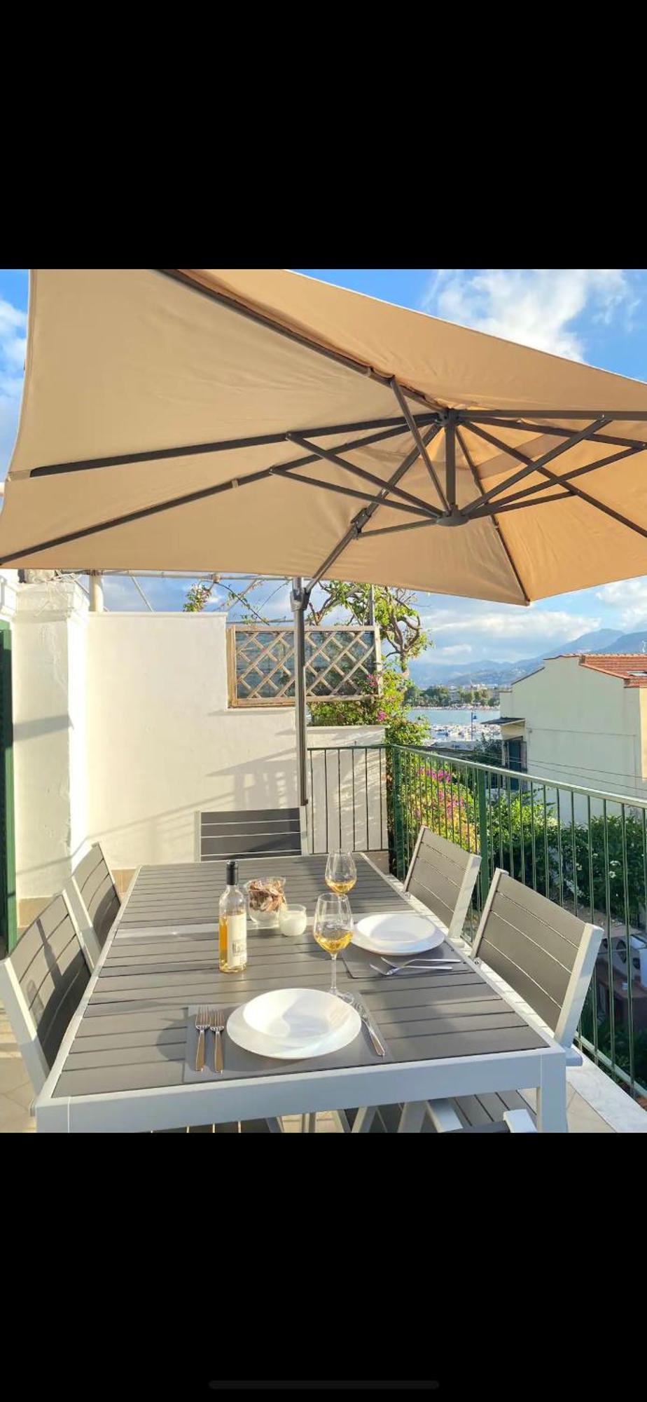 The White Sail - Mondello Apartment With Terrace - Casa Di Vincenzo E Andrea Esterno foto